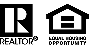 Realtor logo and Equal Housing Opportunity symbol representing commitment to ethical real estate practices and inclusivity in luxury home buying.