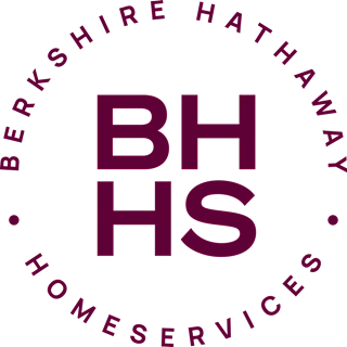 Berkshire Hathaway HomeServices logo representing luxury real estate services and Maria Wilkes as a trusted advisor at Curated Luxury Homes.