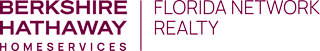 Berkshire Hathaway HomeServices Florida Network Realty logo, representing luxury real estate services and expertise in high-end property transactions.